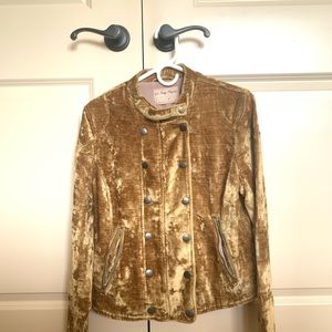 Golden Velvet Jacket